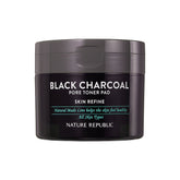 NATURE REPUBLIC Black Charcoal Pore Toner Pad 100g (50 pads)